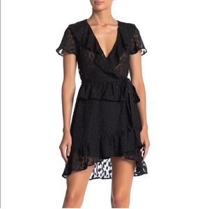 Ten Sixty Sherman Black Sheer Dress Size M